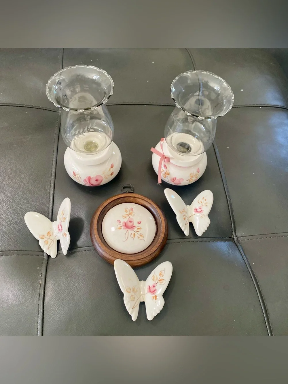 Lot Of 8 Lasting Products Wall Plaque Candle Holders Butterflies Made In USA